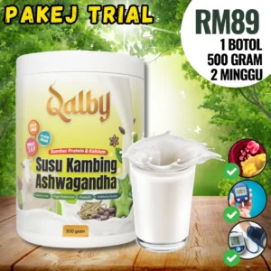 Pakej Trial (1 Botol Susu Qalby)