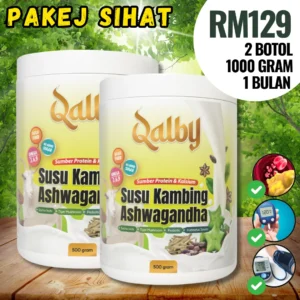 Pakej Sihat (2 Botol Susu Qalby)